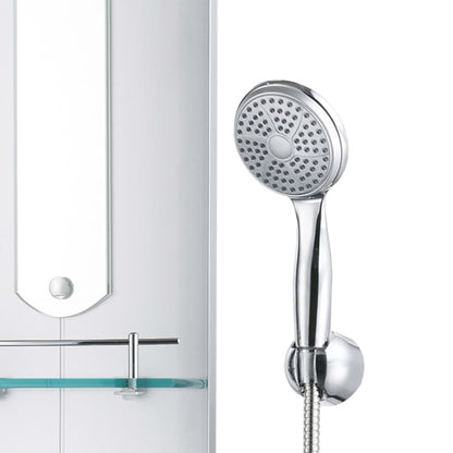 vidaXL Shower Panel Unit 25x43x120 cm Silver