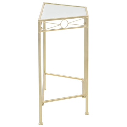 245934 vidaXL Side Table Vintage Style Metal 87x34x73 cm Gold