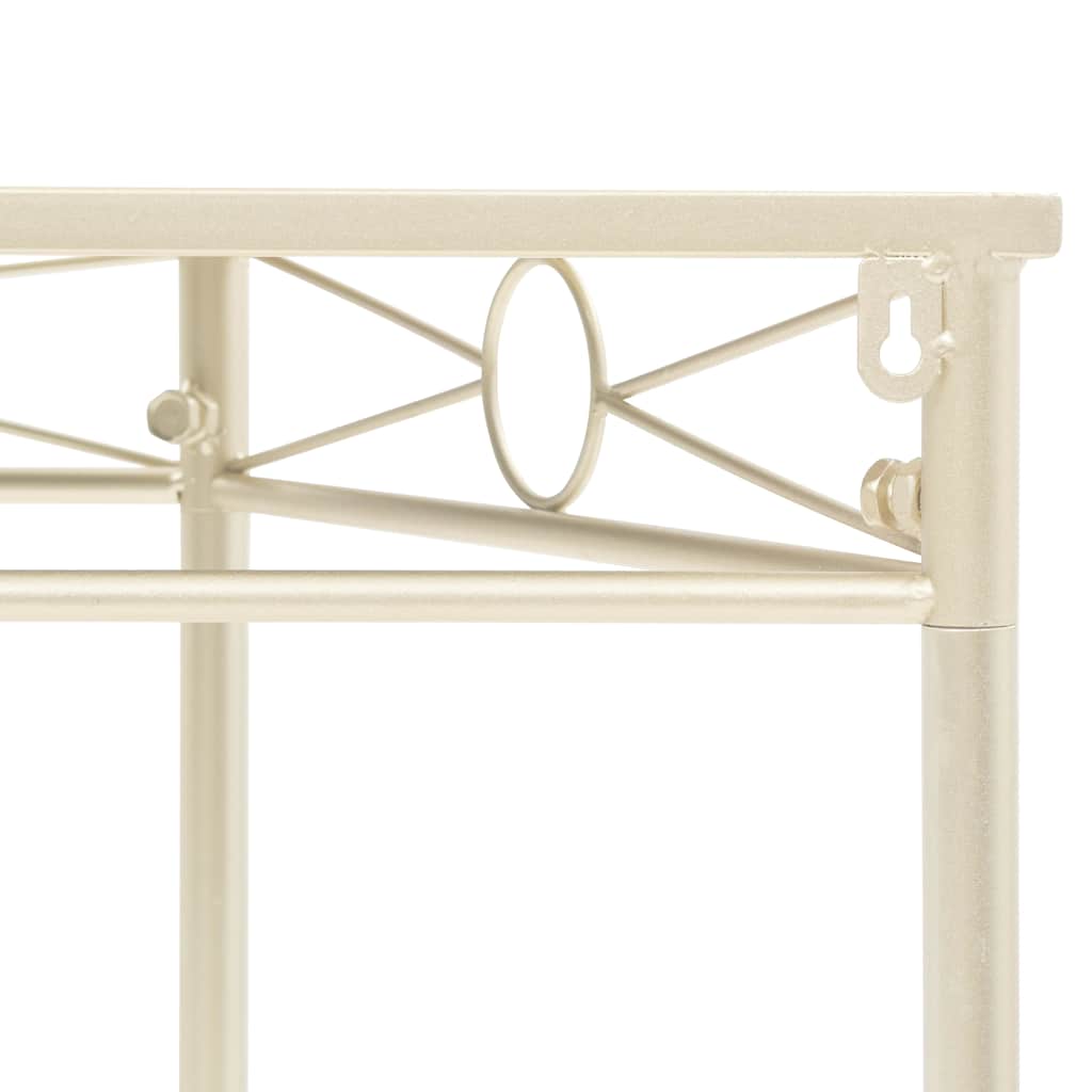 245934 vidaXL Side Table Vintage Style Metal 87x34x73 cm Gold