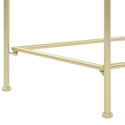 245934 vidaXL Side Table Vintage Style Metal 87x34x73 cm Gold