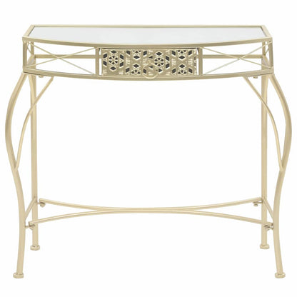 245936 vidaXL Side Table French Style Metal 82x39x76 cm Gold
