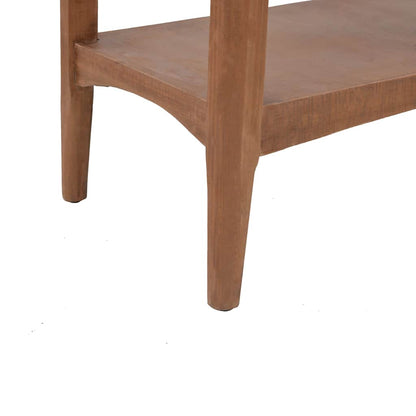 246122 vidaXL Console Table Solid Fir Wood 126x40x77,5 cm Brown