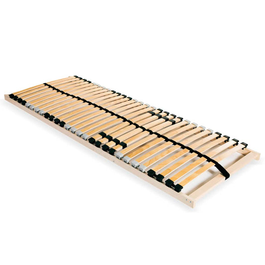 vidaXL Bed Slatted Base | Light brown, beige