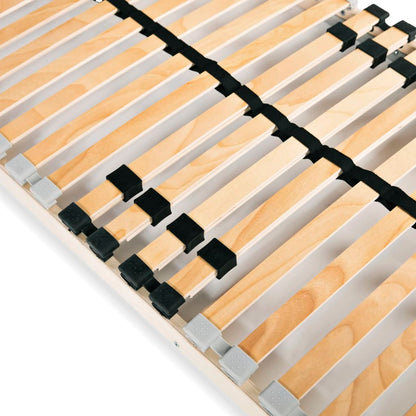 vidaXL Bed Slatted Base | Light brown, beige