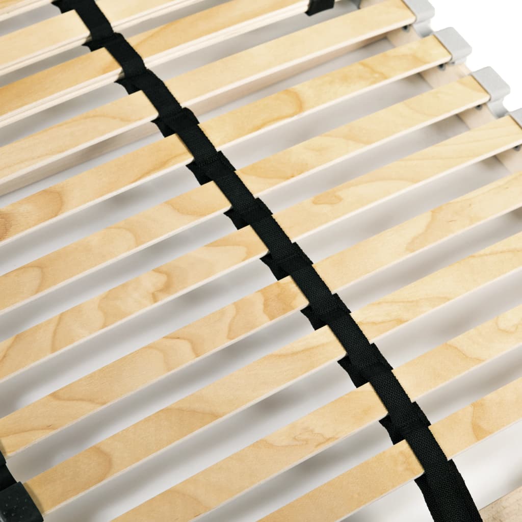 vidaXL Bed Slatted Base | Light brown, beige