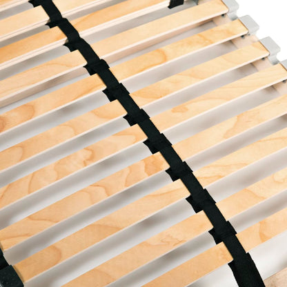 vidaXL Bed Slatted Base | Light brown, beige
