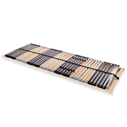 vidaXL Bed Base | Beechwood, Birch | Solid beechwood frame, Birch slats