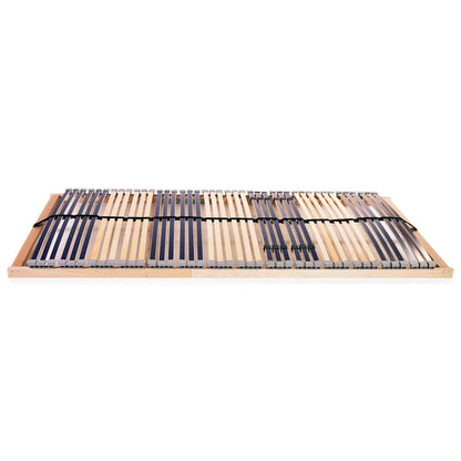 vidaXL Slatted Bed Base with 42 Slats 7 Zones 120x200 cm