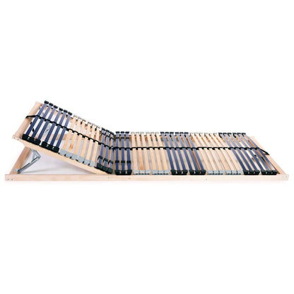 vidaXL Bed Base | Beechwood | Solid beechwood frame | Single