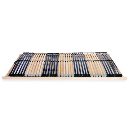 vidaXL Bed Base | Natural Birch | Solid beechwood frame with birch slats