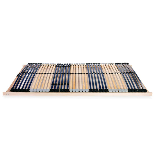 vidaXL Bed Base | Natural Birch | Solid beechwood frame with birch slats