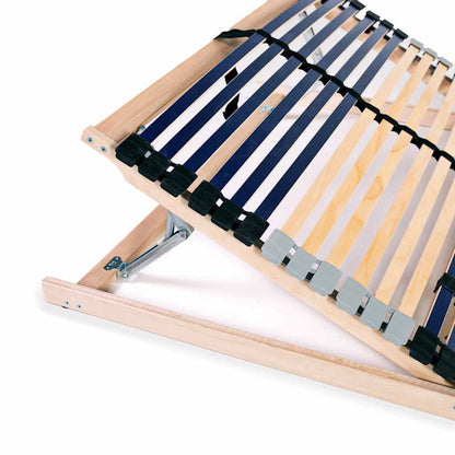 vidaXL Bed Base | Natural Birch | Solid beechwood frame with birch slats