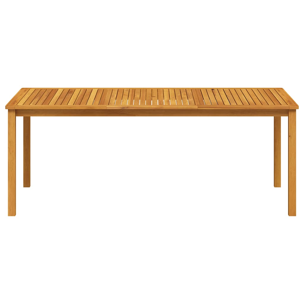 vidaXL Garden Table 200x100x74 cm Solid Acacia Wood