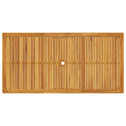 vidaXL Garden Table 200x100x74 cm Solid Acacia Wood