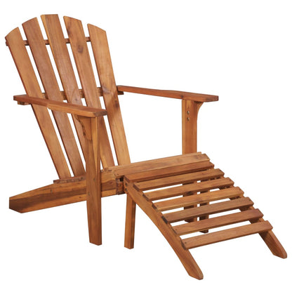 vidaXL Garden Chair | Brown | Solid acacia wood | Standard | Foldable