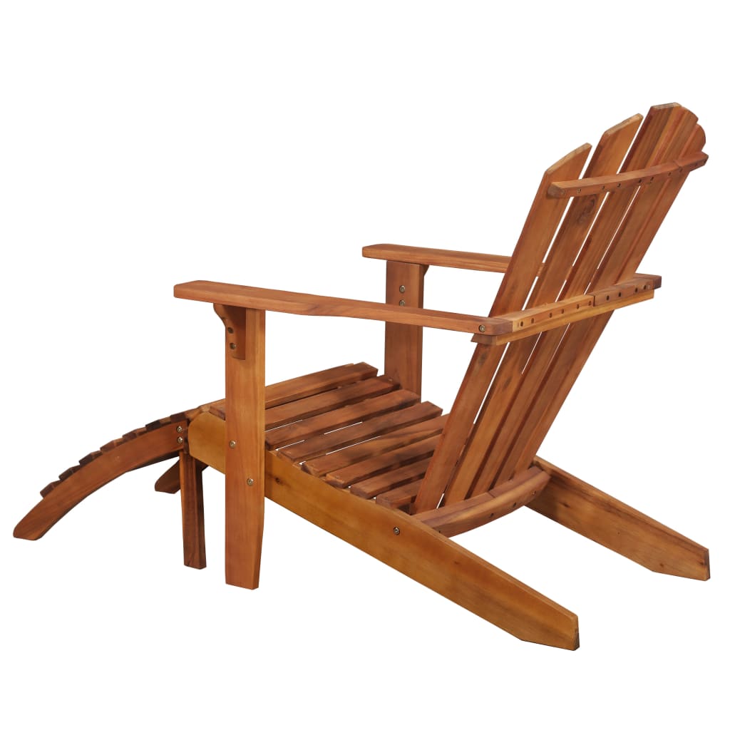 vidaXL Garden Chair | Brown | Solid acacia wood | Standard | Foldable
