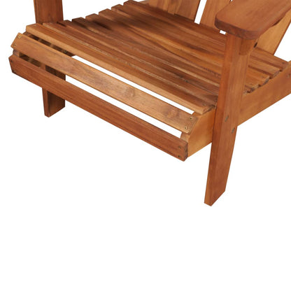 vidaXL Garden Chair | Brown | Solid acacia wood | Standard | Foldable