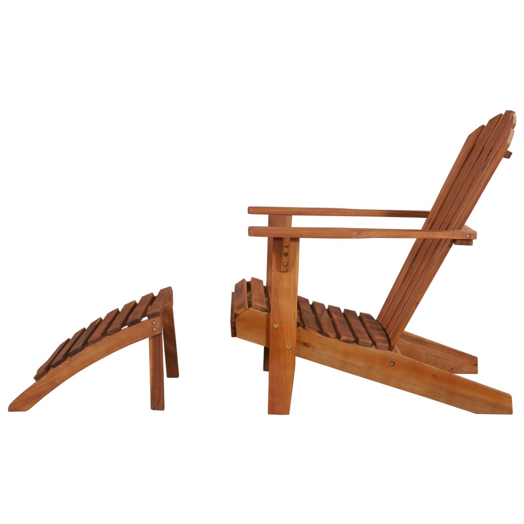 vidaXL Garden Chair | Brown | Solid acacia wood | Standard | Foldable