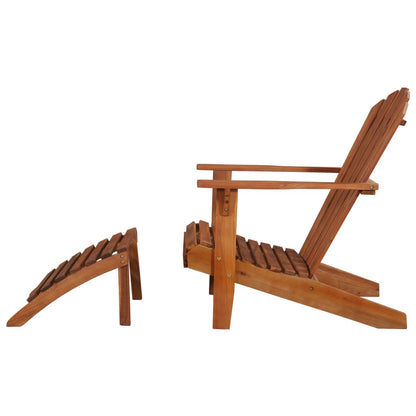 vidaXL Garden Chair | Brown | Solid acacia wood | Standard | Foldable