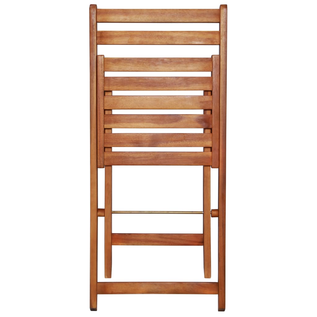 vidaXL 3 Piece Folding Bistro Set Solid Acacia Wood