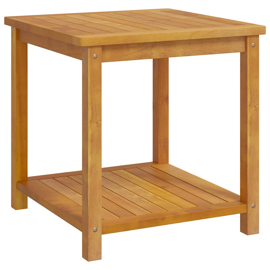 44128 vidaXL Side Table Solid Acacia Wood 45x45x45 cm
