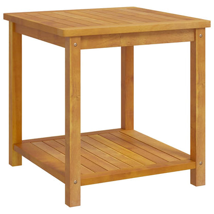 44128 vidaXL Side Table Solid Acacia Wood 45x45x45 cm