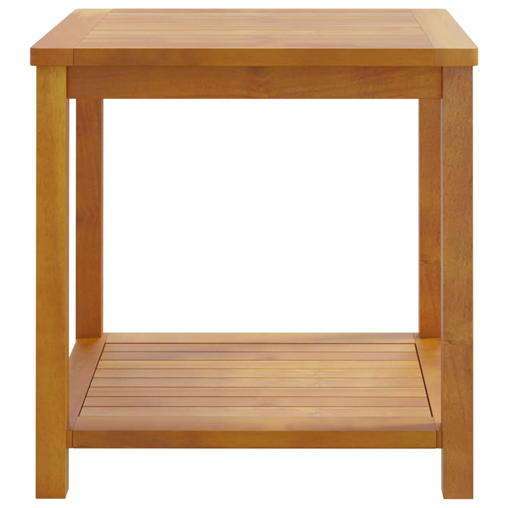 44128 vidaXL Side Table Solid Acacia Wood 45x45x45 cm