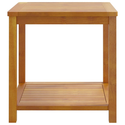44128 vidaXL Side Table Solid Acacia Wood 45x45x45 cm