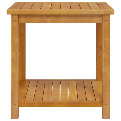 44128 vidaXL Side Table Solid Acacia Wood 45x45x45 cm