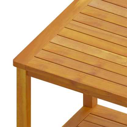 44128 vidaXL Side Table Solid Acacia Wood 45x45x45 cm