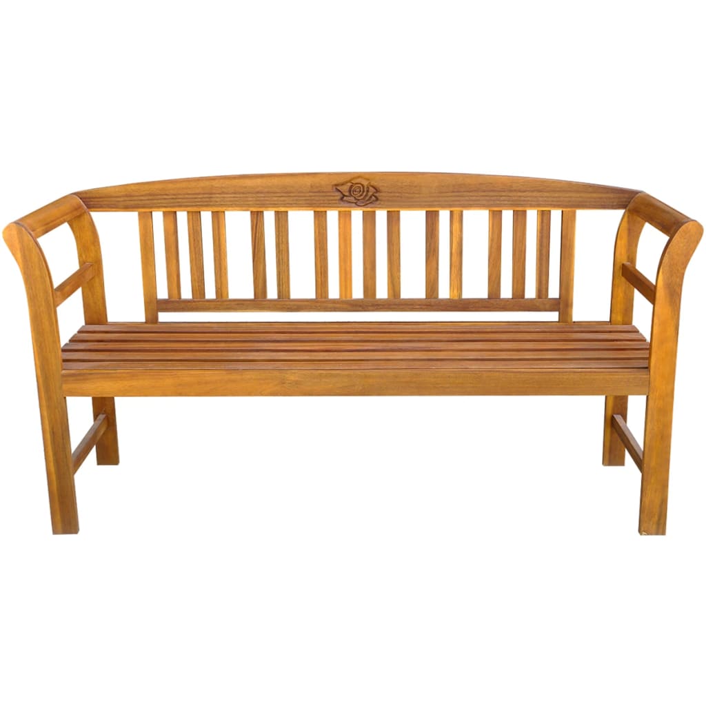 vidaXL Garden Bench 157 cm Solid Acacia Wood