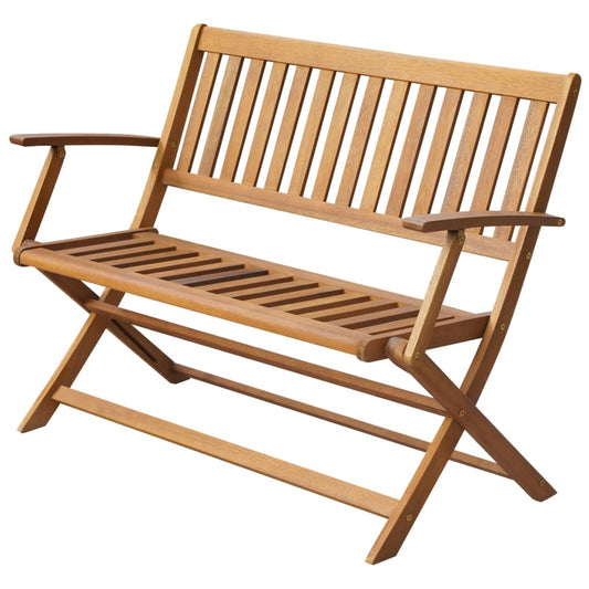 vidaXL Garden Bench | Natural Wood Brown | Solid Acacia Wood | Standard