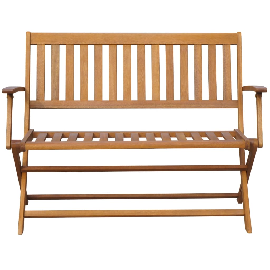 vidaXL Garden Bench | Natural Wood Brown | Solid Acacia Wood | Standard