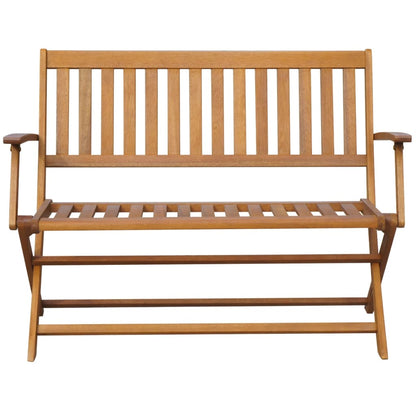 vidaXL Garden Bench | Natural Wood Brown | Solid Acacia Wood | Standard