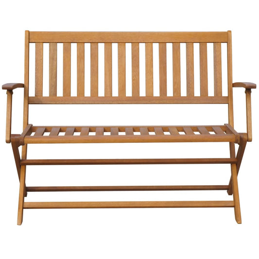 vidaXL Garden Bench | Natural Wood Brown | Solid Acacia Wood | Standard