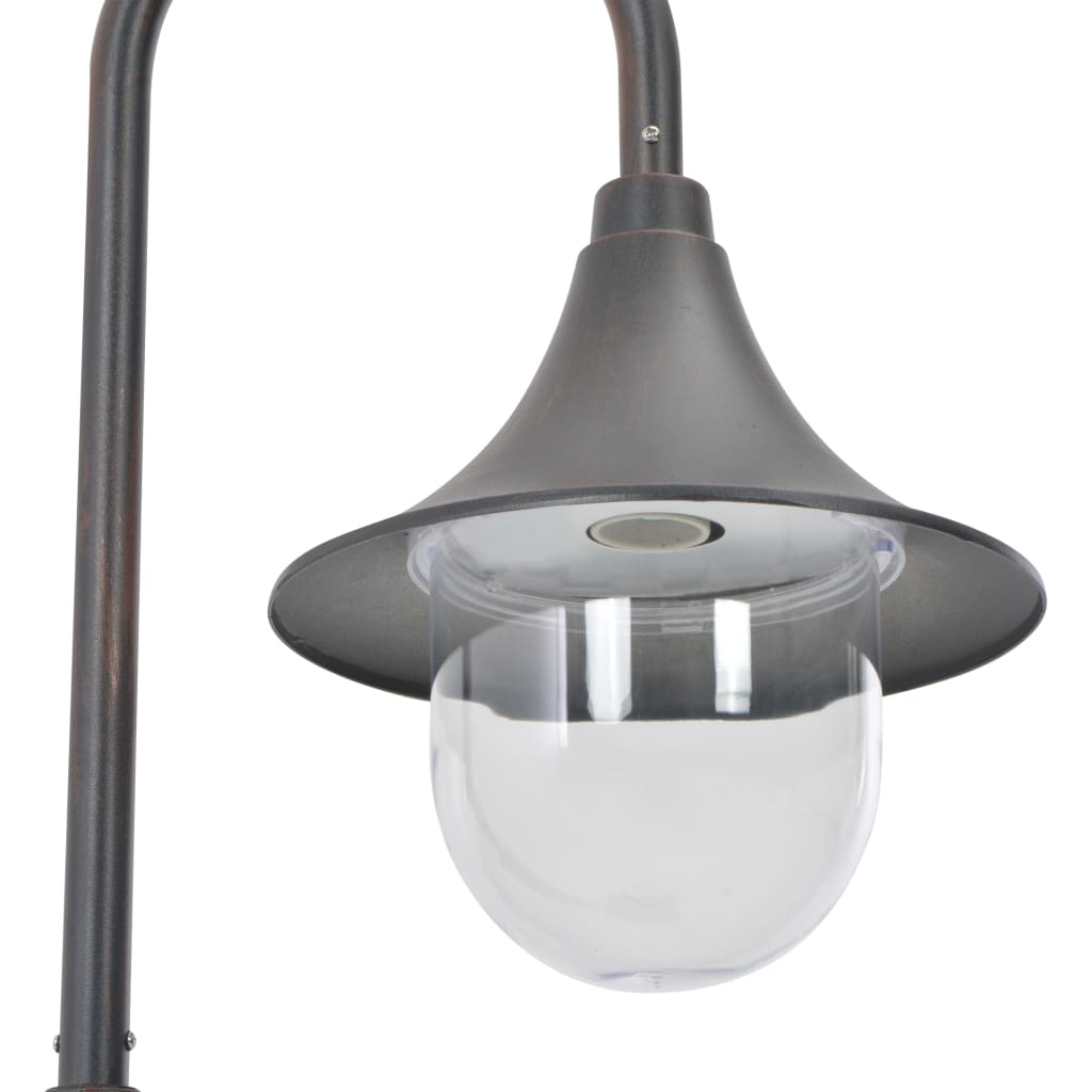 vidaXL Garden Post Light E27 120 cm Aluminium Bronze