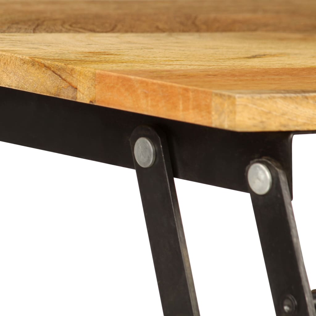 vidaXL Coffee Table Solid Mango Wood 110x55x35 cm