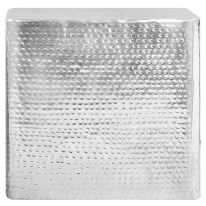 246504 vidaXL Coffee Tables 2 pcs Silver Aluminium