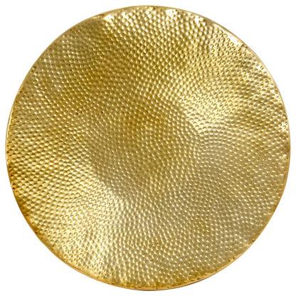 vidaXL Coffee Table Hammered Aluminium 70x30 cm Brass