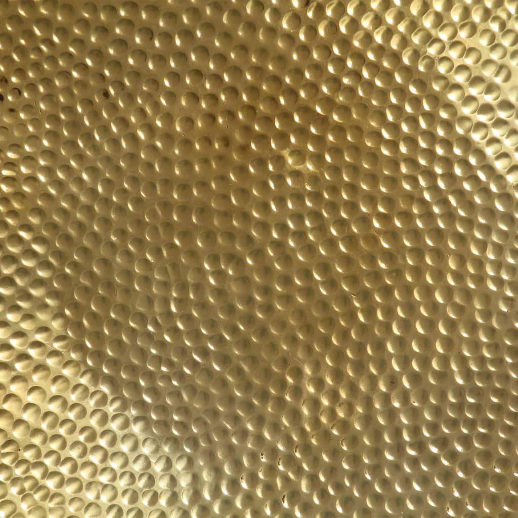 vidaXL Coffee Table Hammered Aluminium 70x30 cm Brass