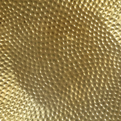 vidaXL Coffee Table Hammered Aluminium 70x30 cm Brass