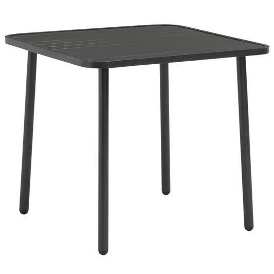 vidaXL Bistro Set | Dark Grey | E-coated and powder-coated steel | Standard
