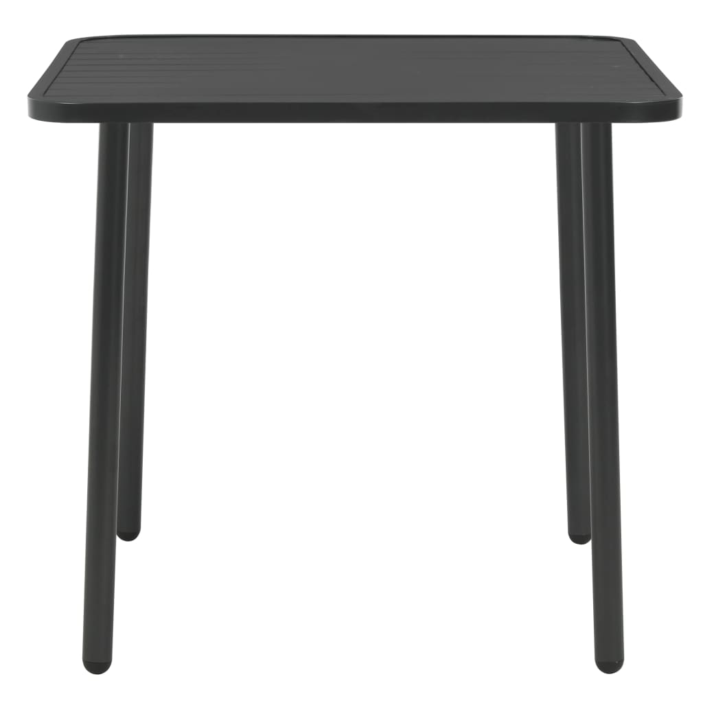 vidaXL Bistro Set | Dark Grey | E-coated and powder-coated steel | Standard