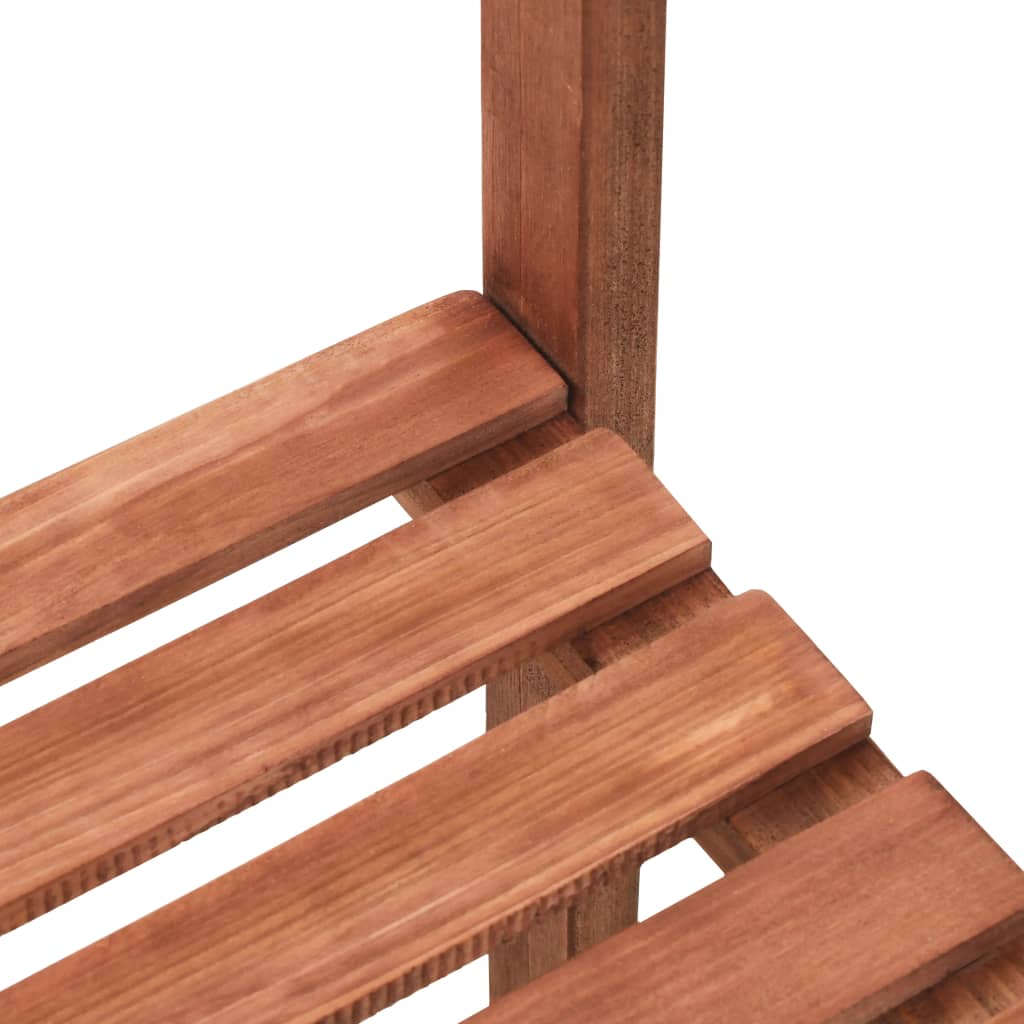 vidaXL Plant Stand | Foldable | Plant Stand | Rectangular | Rustic