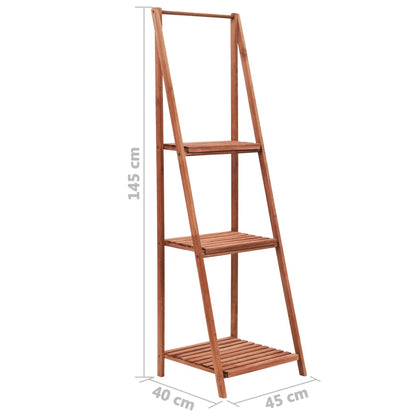 vidaXL Plant Stand | Foldable | Plant Stand | Rectangular | Rustic