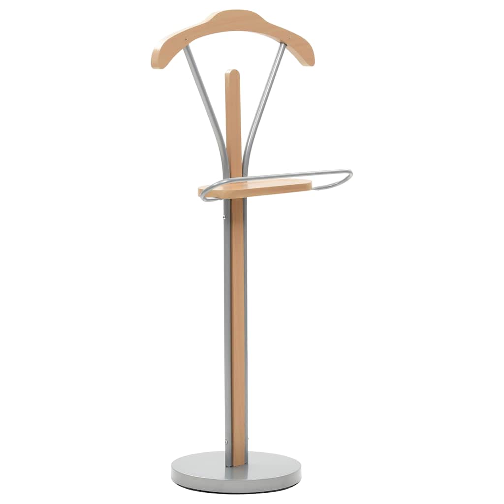 vidaXL Suit Stand | Natural | MDF | 107 cm tall | Lightweight | Clothing Rack
