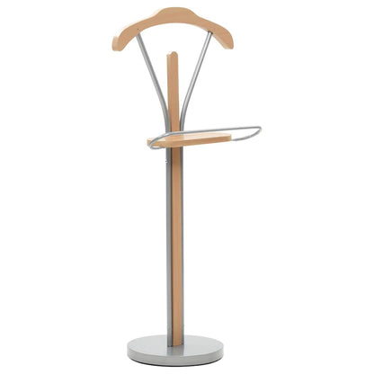 vidaXL Suit Stand | Natural | MDF | 107 cm tall | Lightweight | Clothing Rack