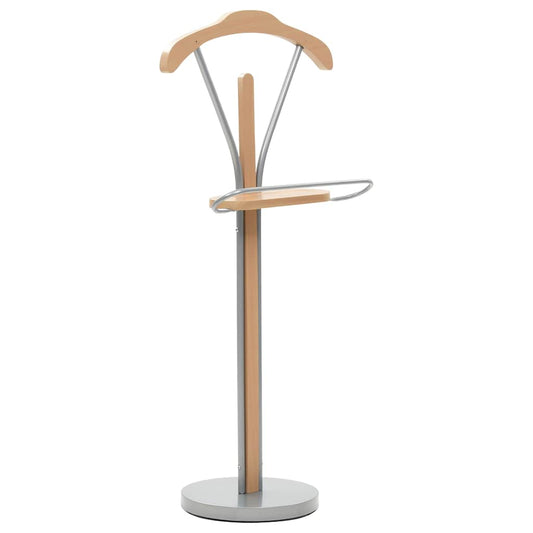 vidaXL Suit Stand | Natural | MDF | 107 cm tall | Lightweight | Clothing Rack