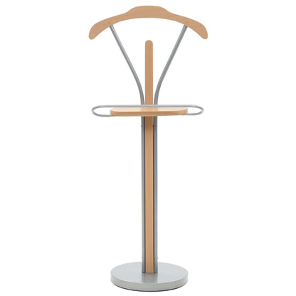 vidaXL Suit Stand | Natural | MDF | 107 cm tall | Lightweight | Clothing Rack