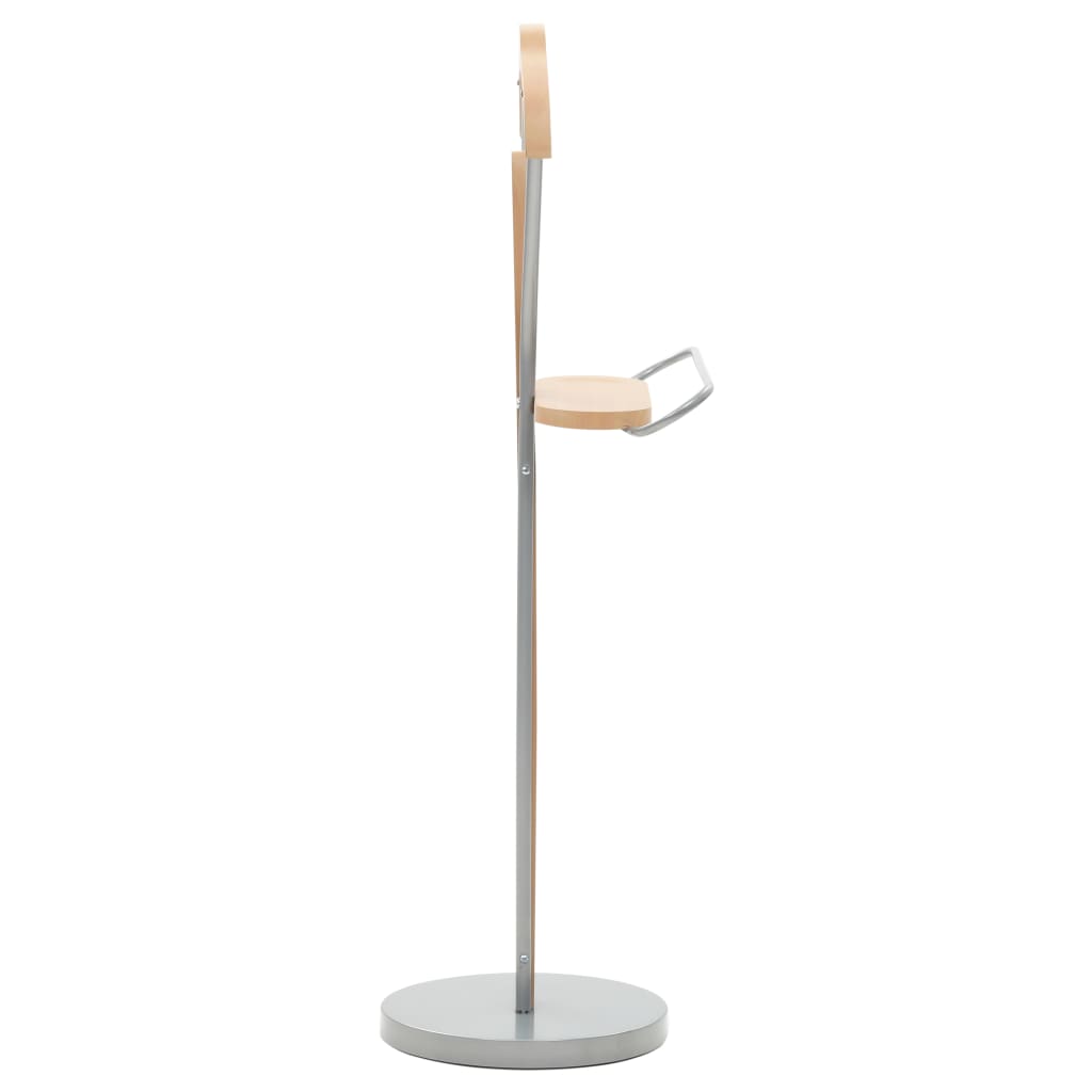 vidaXL Suit Stand | Natural | MDF | 107 cm tall | Lightweight | Clothing Rack